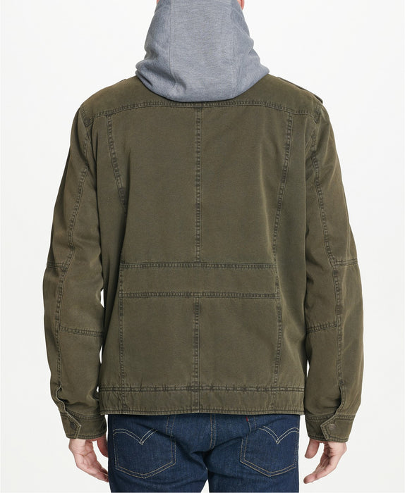 Levi's Men's Hooded Military Jacket