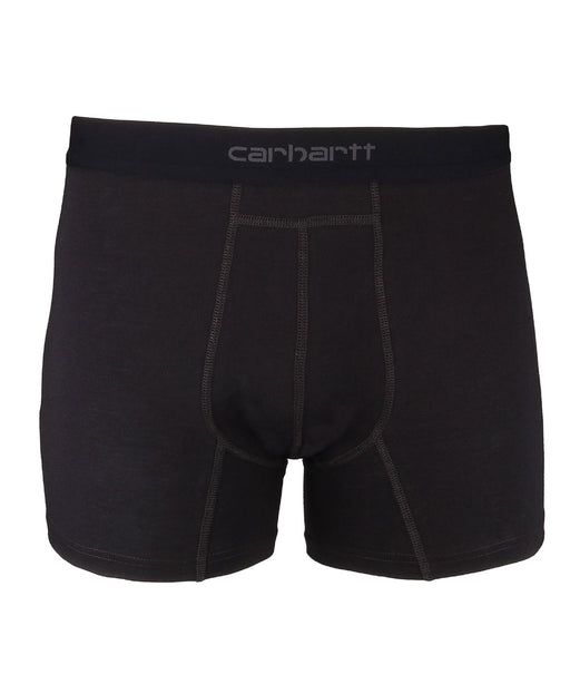 Carhartt Basic Cotton-Poly Boxer Brief 2-Pack - Black — Dave's New York