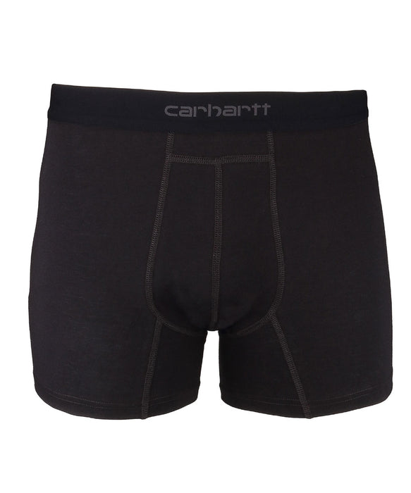 Carhartt 5-inch Basic Cotton-Poly Boxer Brief 2-Pack in Black at Dave's New York