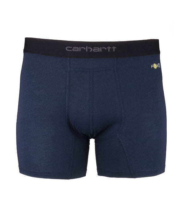 Carhartt 5-inch Basic Cotton-Poly Boxer Brief 2-Pack in Navy at Dave's New York