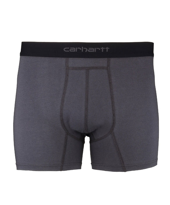 Carhartt 5-inch Basic Cotton-Poly Boxer Brief 2-Pack in Shadow at Dave's New York