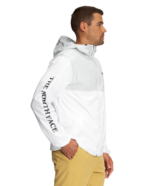 The North Face Men's Sleeve Graphic Cyclone Hoodie - Tin Grey/TNF White