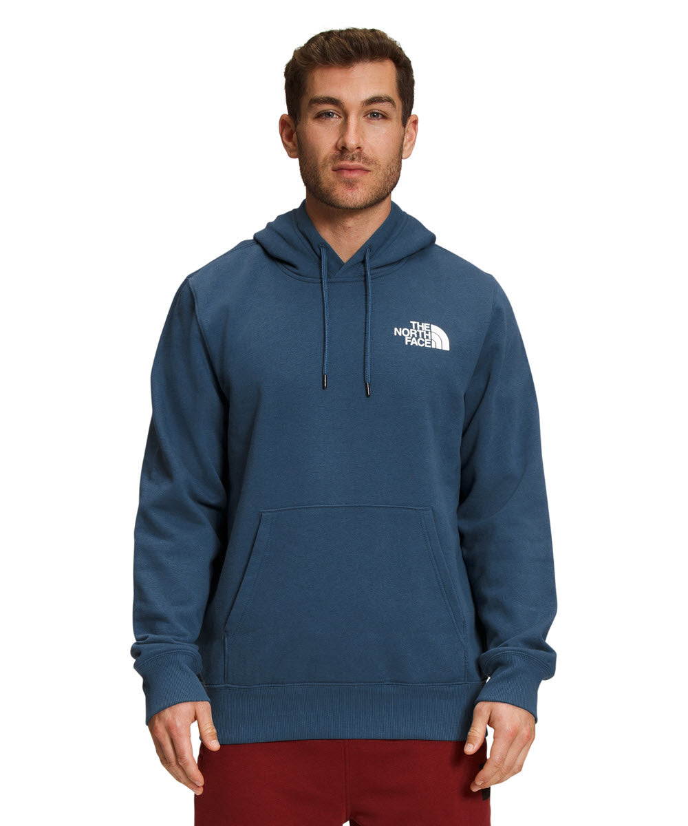 The North Face Men's Box NSE Pullover Hoodie - Shady Blue/TNF Black
