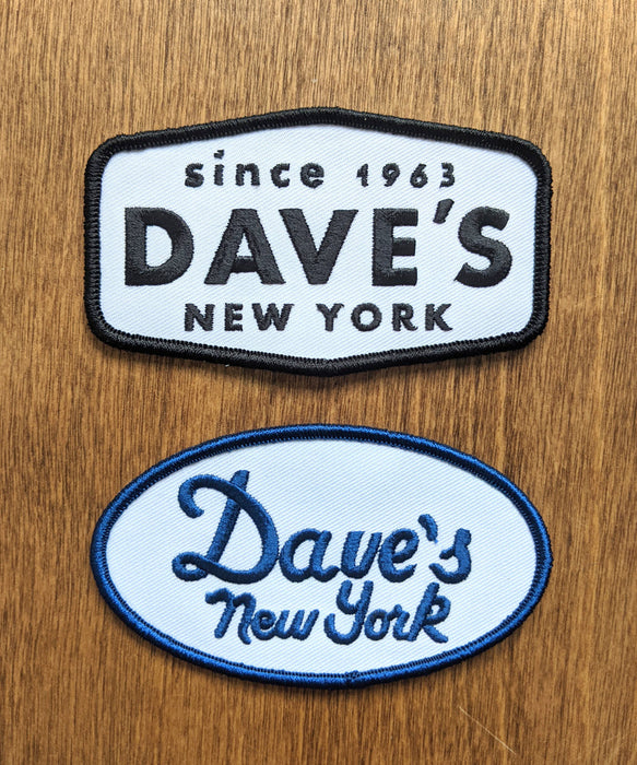 Dave's New York Logo Patches (2-pack)
