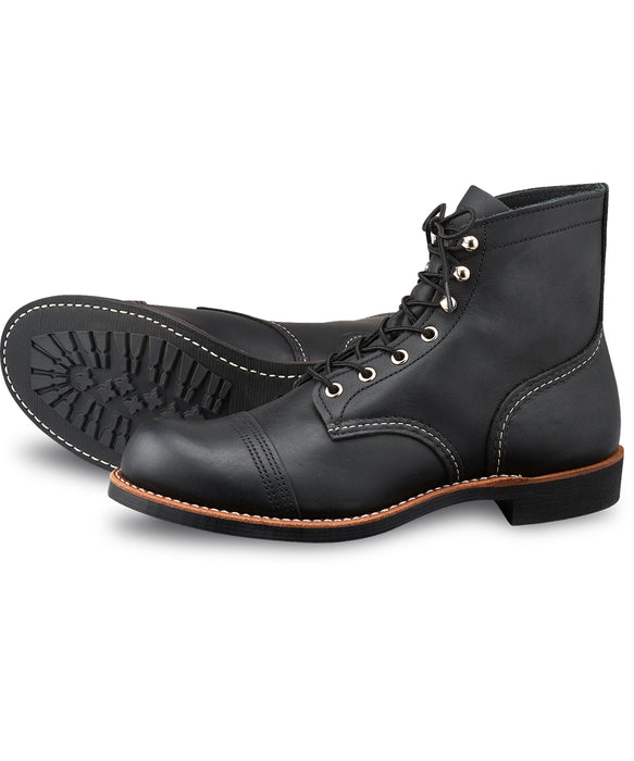 Red Wing Heritage Iron Ranger Boots (8084) in Black Harness Leather at Dave's New York
