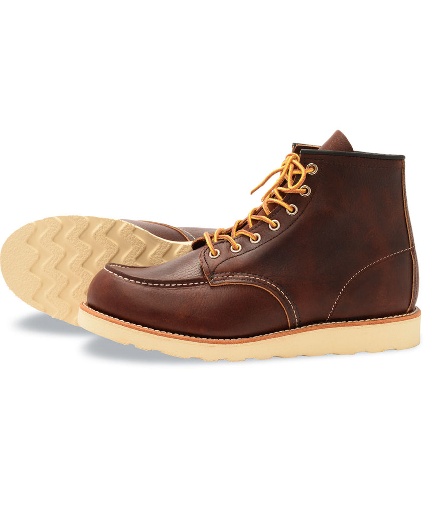 Red Wing Heritage 6-inch Classic Moc Toe Boots (8138) - Briar Oil