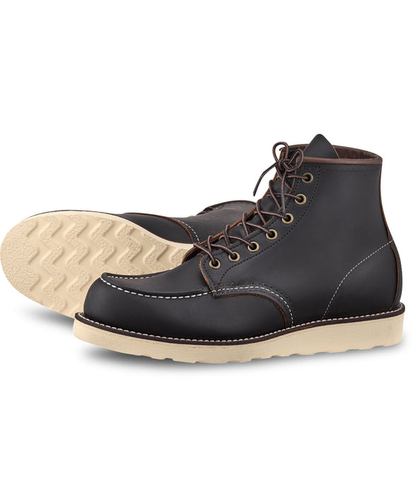 Red Wing Heritage 6-inch Classic Moc Toe Boots (8849) - Black Prairie