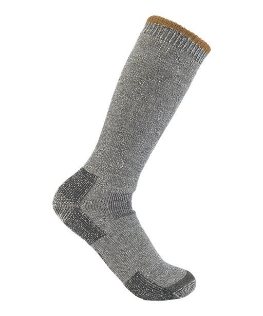 Carhartt Men's Heavyweight Wool Boot Socks - Heather Grey at Dave's New York