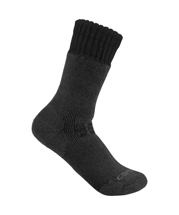 Carhartt Men's Heavyweight Wool Blend Boot Socks - Black at Dave's New York
