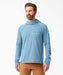 Dickies Cooling Performance Long Sleeve Sun Shirt - Dusty Blue at Dave's New York