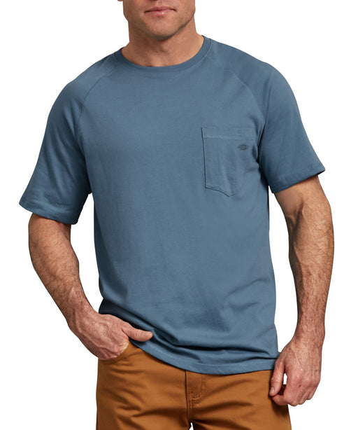 Dickies Cooling Temp-iQ Short Sleeve T-Shirt - Dusty Blue at Dave's New York