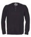 Schott NYC Wool Henley Sweater in Black at Dave's New York