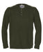 Schott NYC Wool Henley Sweater in Moss at Dave's New York