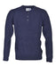 Schott NYC Wool Henley Sweater in Navy at Dave's New York