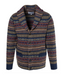 Schott NYC Men's Wool Fair Isle Cardigan Sweater - Navy at Dave's New York