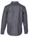 Schott NYC CPO Wool Shirt in Grey at Dave's New York