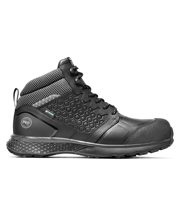Timberland PRO Men’s Composite Toe Reaxion Waterproof Hiker Boots in Black at Dave's New York