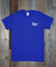Dave's New York Vintage Logo Short Sleeve Tee Shirt - Royal Blue