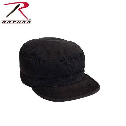 Rothco Vintage Fatigue Cap in Black at Dave's New York