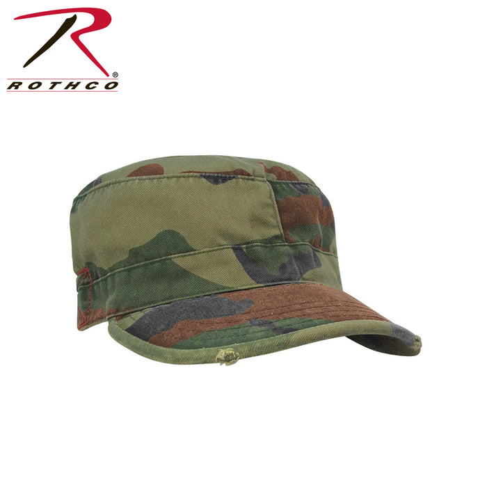 Rothco Women's Adjustable Vintage Fatigue Cap - 100% Cotton Rip-Stop, One Size Fits Most, Hook & Loop Closure