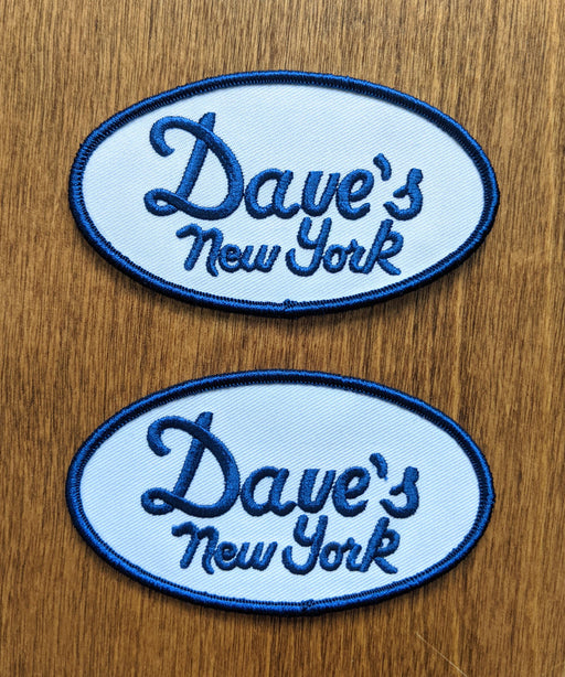 Dave's New York Logo Patches (2-pack)