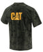 Caterpillar Short Sleeve Trademark T-shirt in Night Camo at Dave's New York