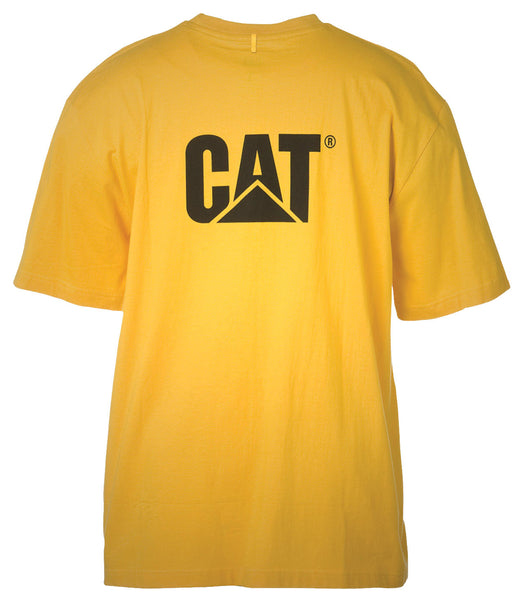 Caterpillar Short Sleeve Trademark T-Shirt in Yellow at Dave's New York