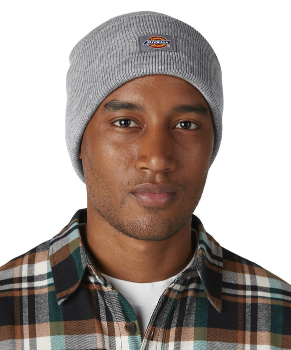 Dickies Cuffed Knit Beanie - Heather Grey at Dave's New York