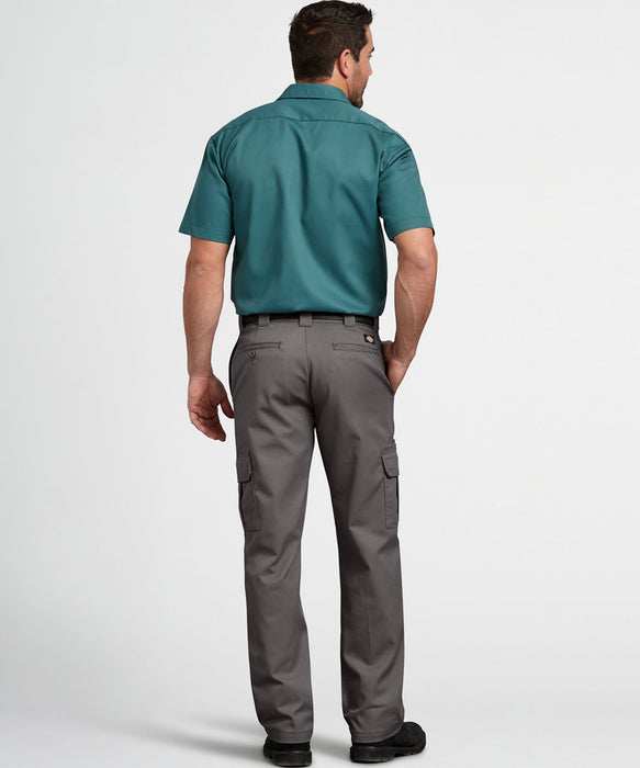 Dickies Men's Regular Fit Twill Cargo Pants - Gravel Grey — Dave's