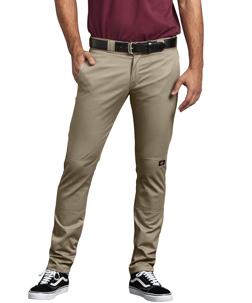 Dickies FLEX Skinny Straight Fit Double Knee Work Pants - Desert Sand —  Dave's New York