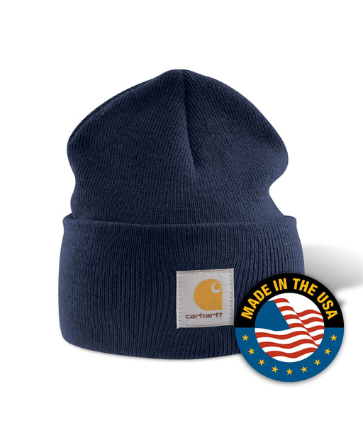 Carhartt A18 Watch Hat (Beanie) in Navy at Dave's New York