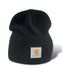 Carhartt A205 Acrylic Knit Hat (Beanie) in Black at Dave's New York