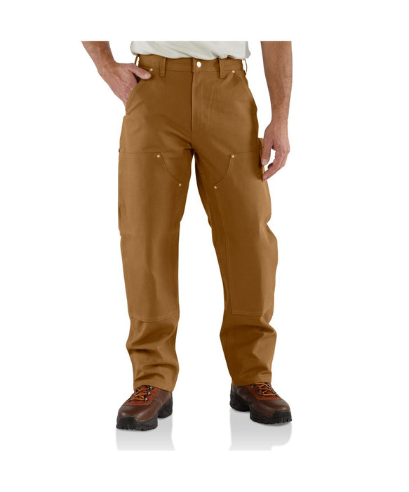 Carhartt B01 Firm Duck Double-Knee Work Dungaree in Carhartt Brown at Dave's New York