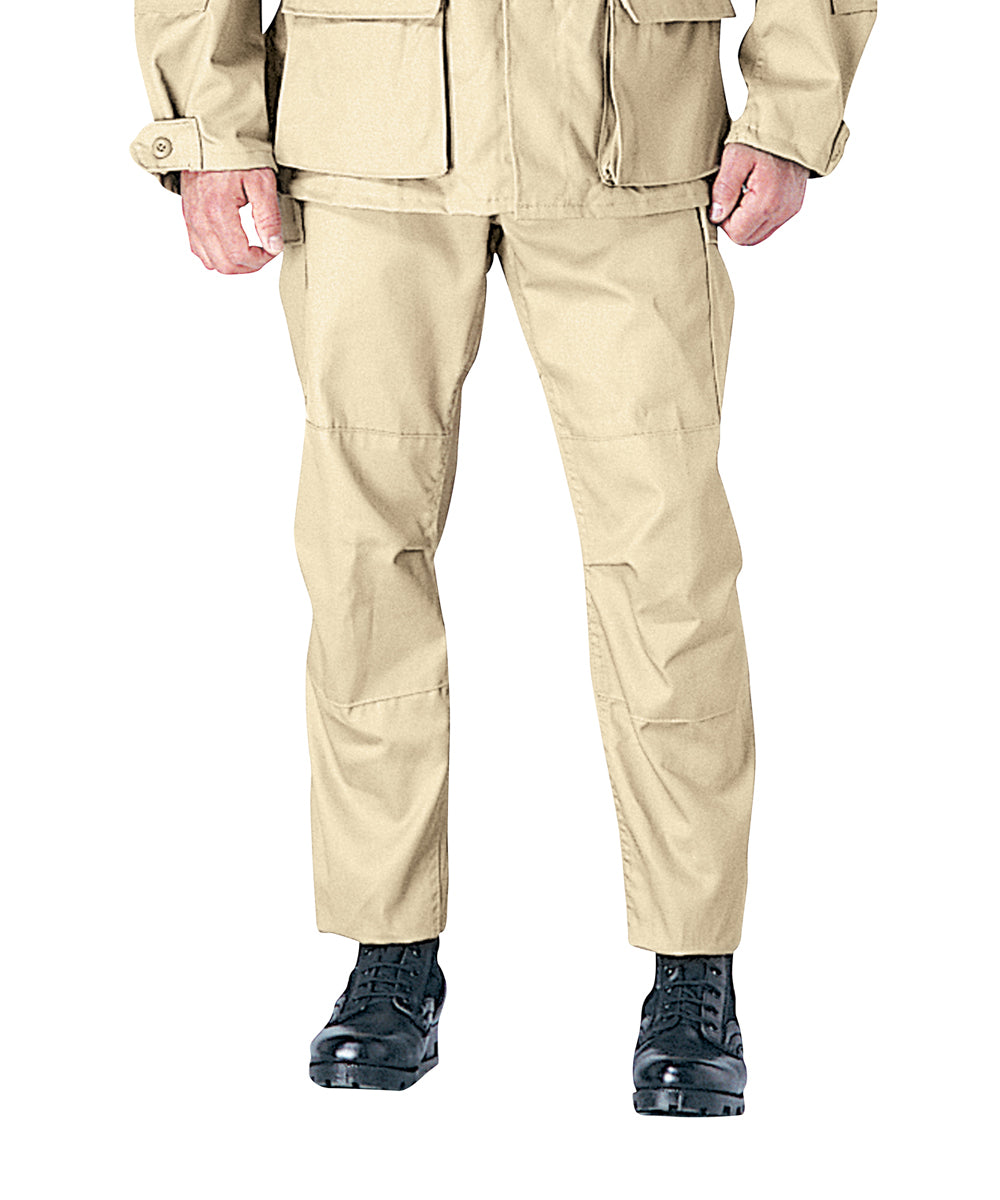 Rothco Army Style BDU Cargo Pants  Khaki  Daves New York