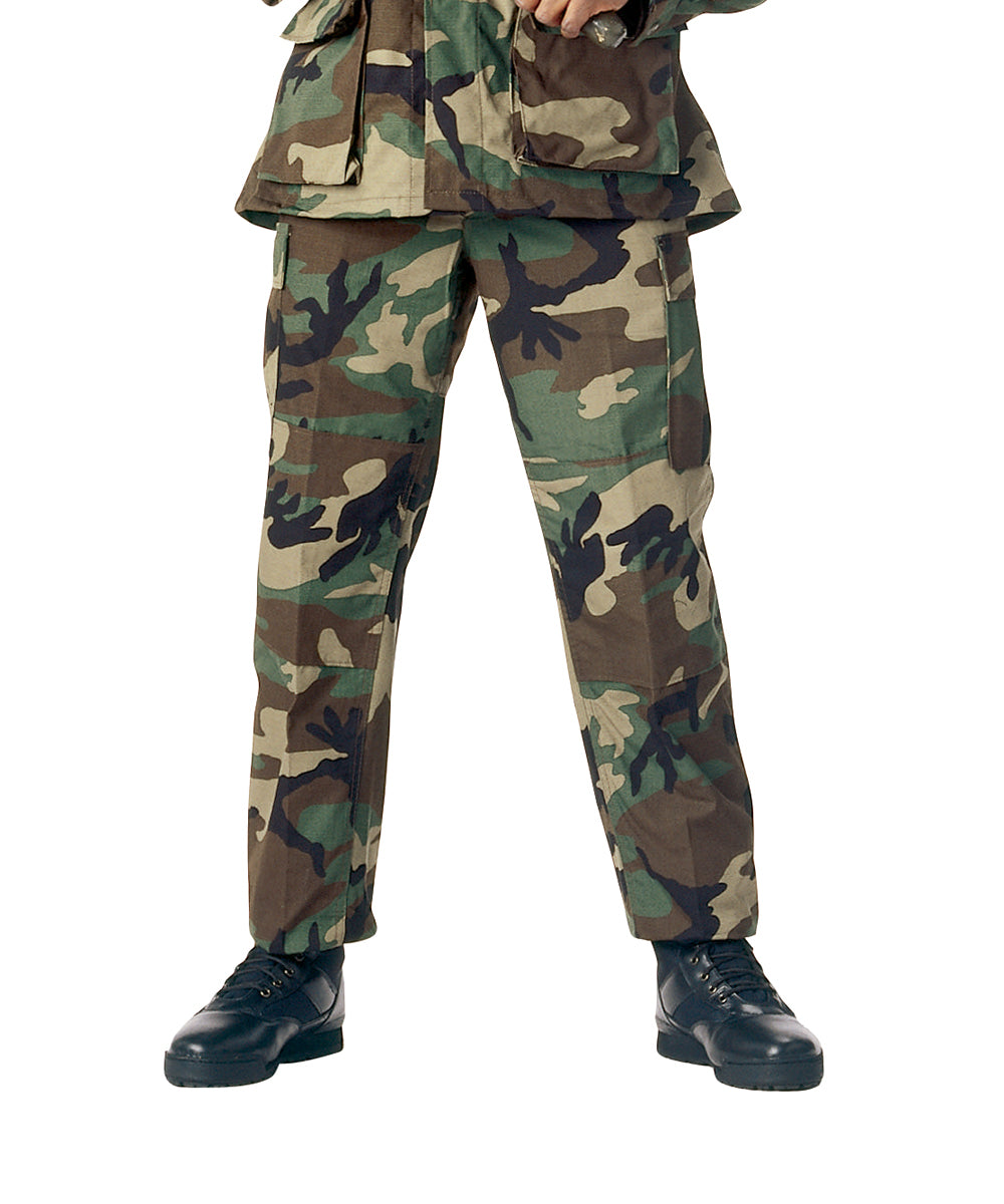 Genuine US Army Woodland Camo Wet Weather Trousers