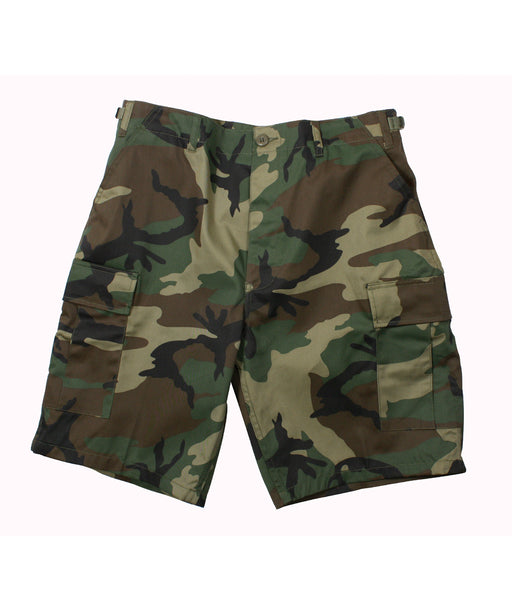 Rothco Army Style BDU Cargo Shorts – Woodland Camouflage at Dave's New York