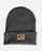 Ben Davis Logo Knit Beanie in Charcoal at Dave's New York