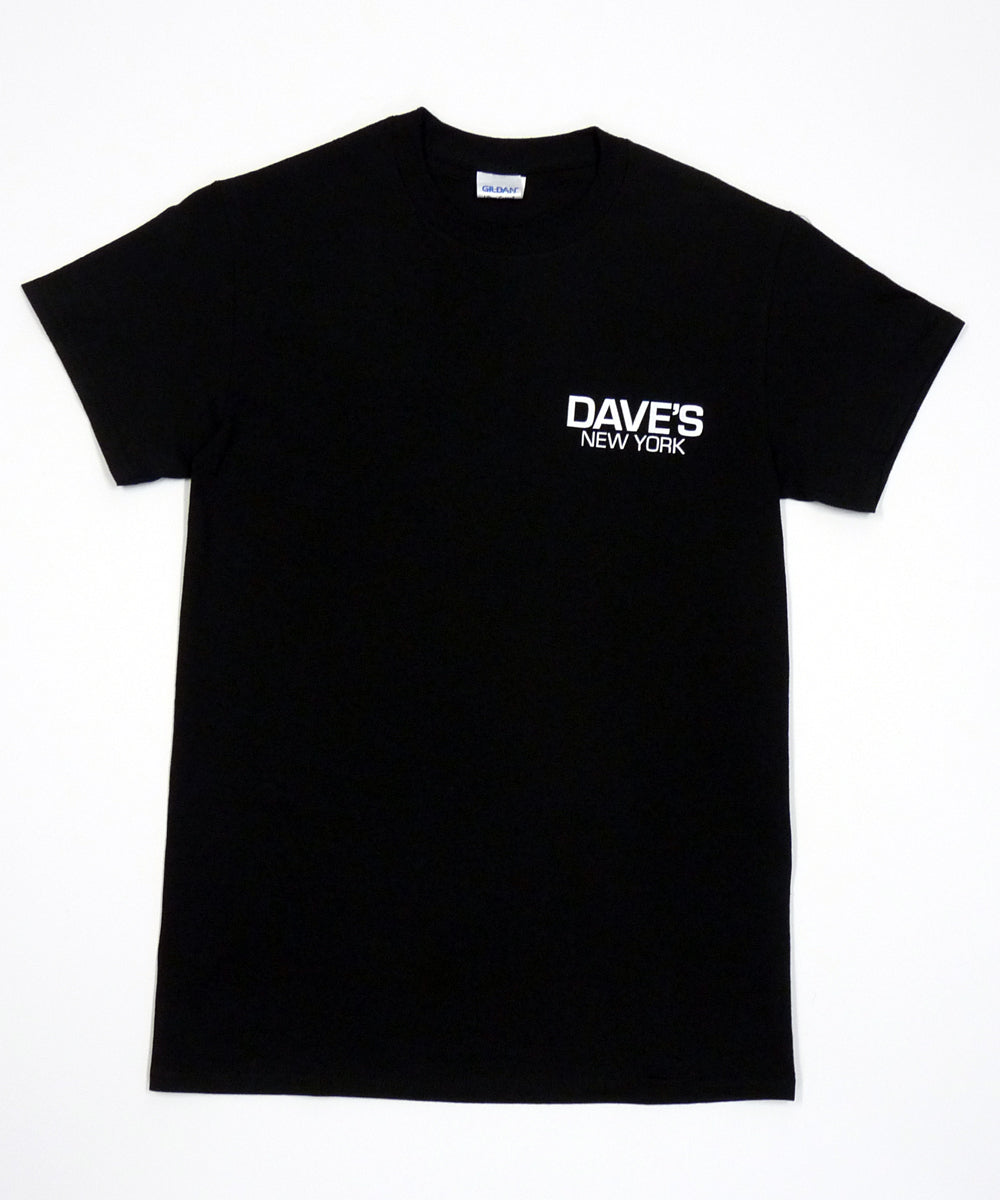 Dave’s New York Work Logo Short Sleeve T-Shirt - Black Black / XX-Large
