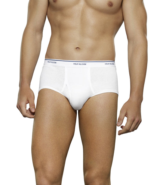 Fruit of the Loom Men's Classic Cotton Briefs - 3-pack, White