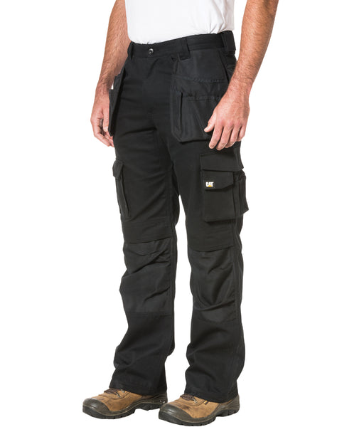 Caterpillar Trademark Trousers (with holster pockets) in Black at Dave's New York