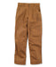 Carhartt Boys Washed Canvas Duck Dungaree Pants in Carhartt Brown at Dave's New York