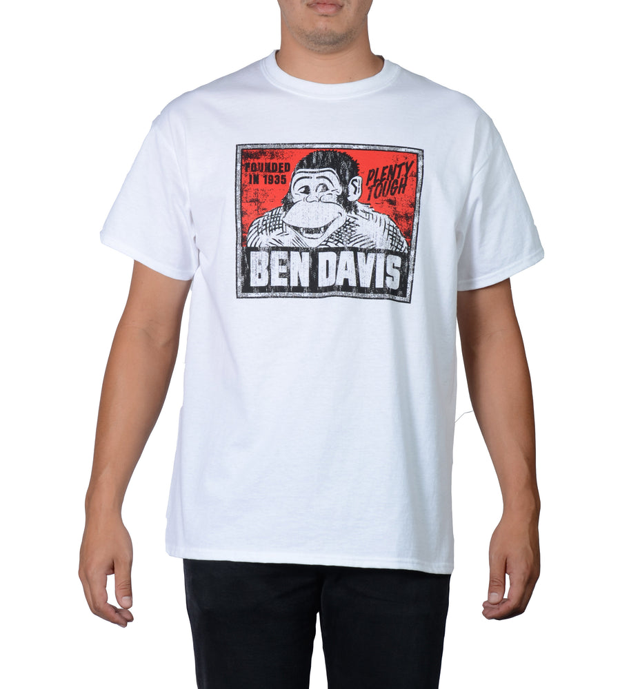 Ben Davis Vintage Logo T-shirt in White at Dave's New York