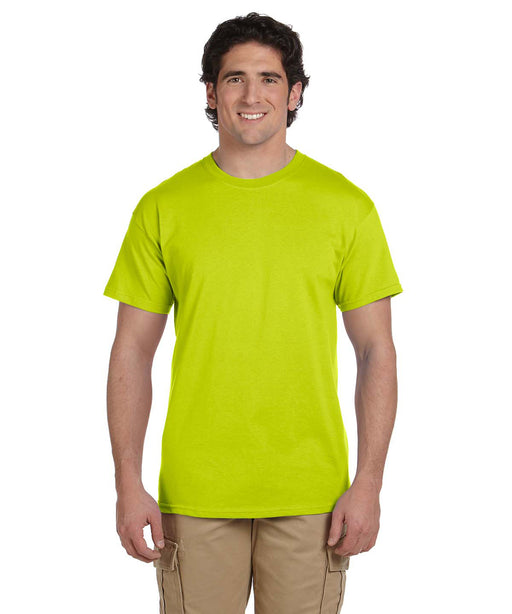 Gildan G200 Short Sleeve Ultra Cotton T-Shirt in Safety Yellow Hi-Vis at Dave's New York