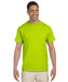 Gildan G230 Short Sleeve Ultra Cotton Pocket T-shirt in Safety Green Hi-Vis at Dave's New York