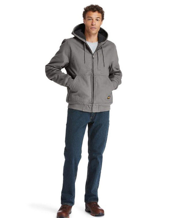 Timberland PRO Men's Gritman Lined Hooded Jacket - Pewter at Dave's New York