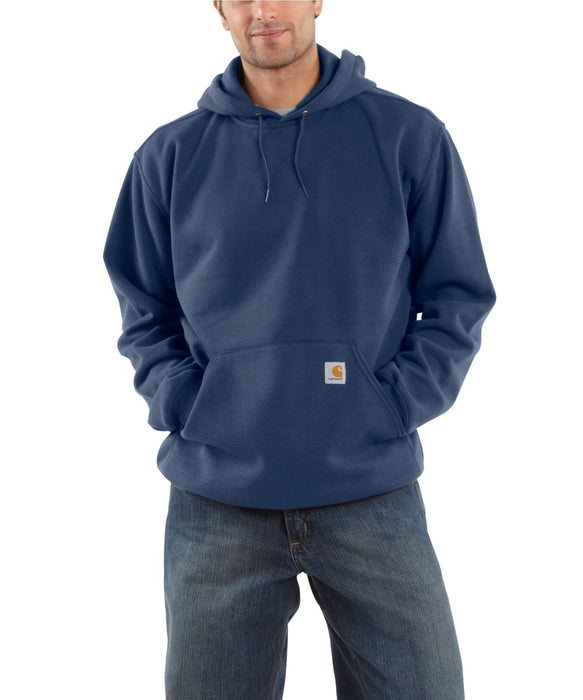 Carhartt Men's Midweight Pullover Hooded Sweatshirt - New Navy