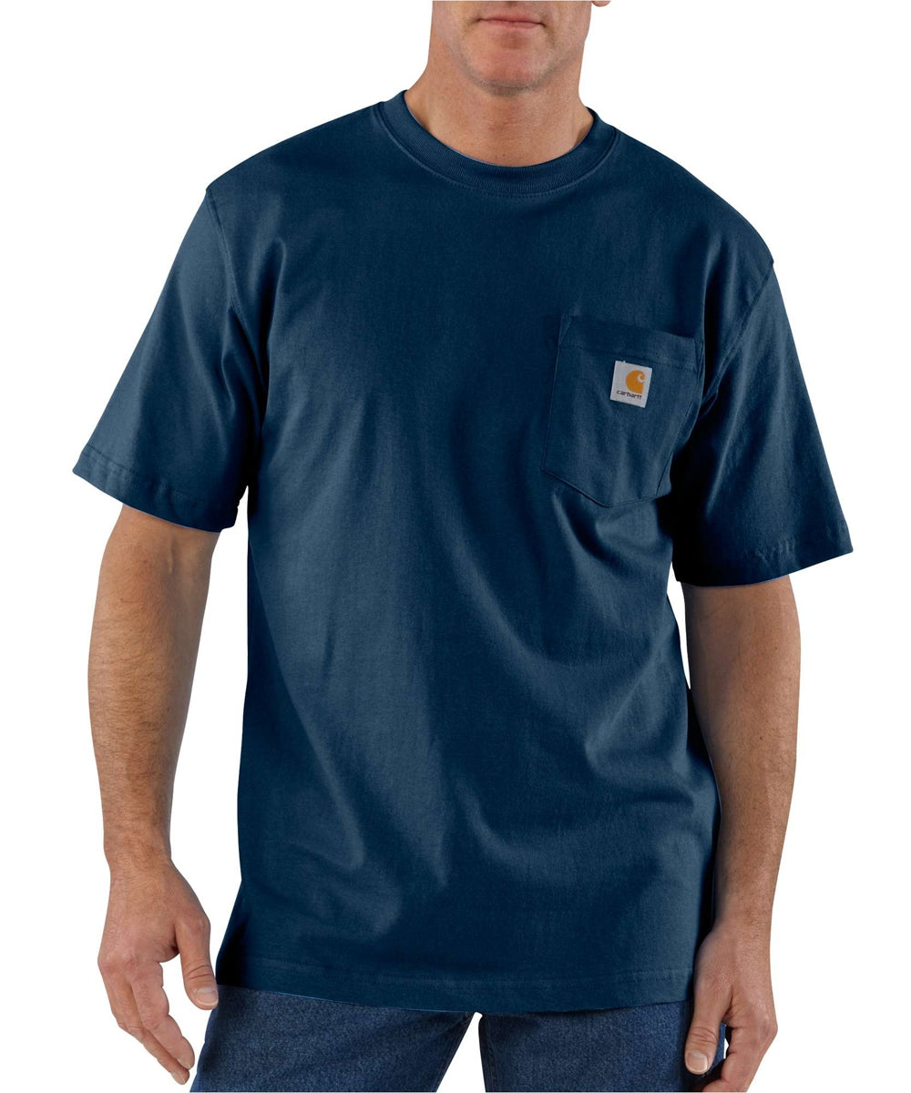 Carhartt K87 Workwear Pocket T-Shirt Navy — Dave's New
