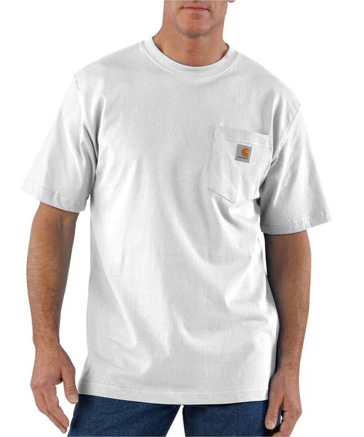 Carhartt K87 Workwear Pocket T-shirt in White at Dave's New York