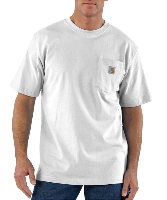 Carhartt K87 Workwear Pocket T-shirt in White at Dave's New York