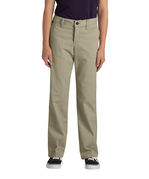 Dickies Women's Straight Leg Stretch Twill Pants in Desert Sand at Dave's New York